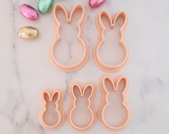 Bunny Cookie Cutter Set: Easter Cookies, Fondant & Clay