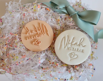 Nikah Mubarak - Fondant Embosser / Stamp - cookies & cupcakes