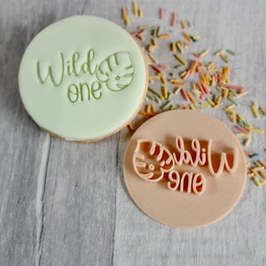 Wild One - Fondant Embosser / Stamp - cookies & cupcakes, Birthday