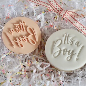 It's a Boy - Fondant Embosser/Stamp - cookies & cupcakes/ New Baby/ Baby Shower