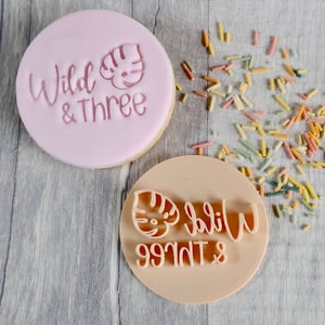 Wild und Drei - Fondant Prägestempel/ Stempel - Kekse & Cupcakes/ Tropisch/ Geburtstag/ Kinderparty/ Kindergeburtstag