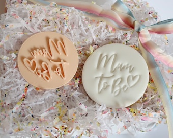 Mum To Be - Fondant Embosser/Stamp - cookies & cupcakes