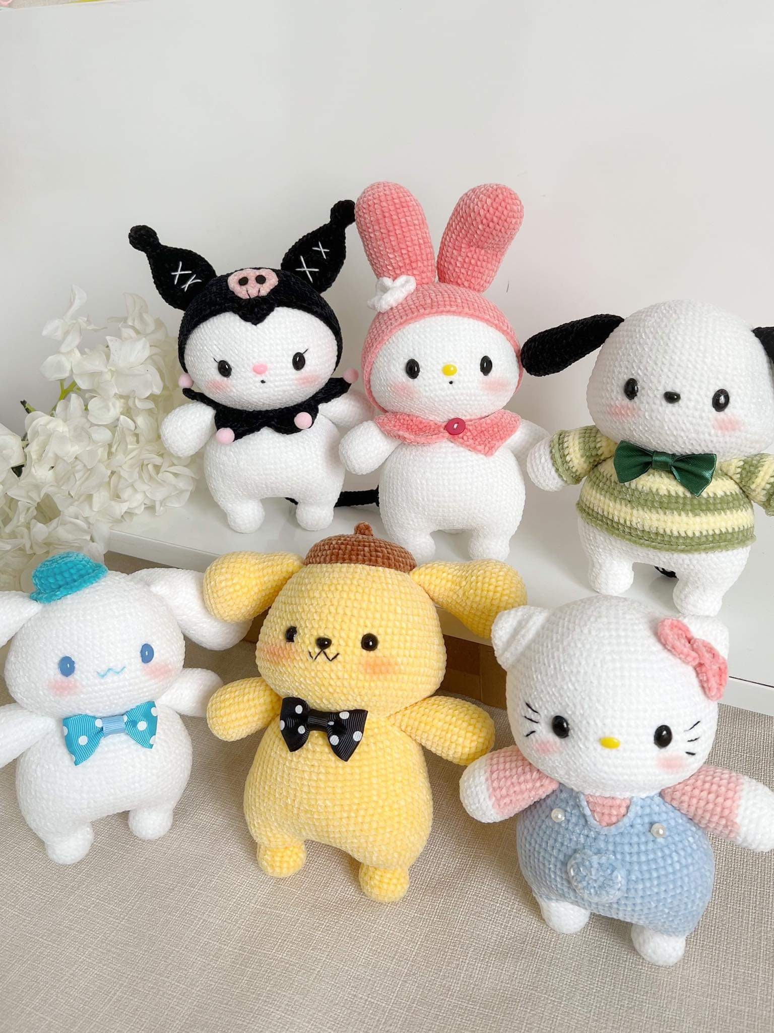 Sanrio Cinnamoroll handmade toy amigurumi crochet plush – Lenns Craft