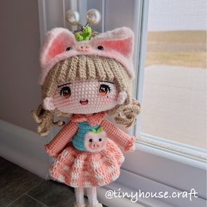 Crochet crossbody bag / crochet doll bag / doll crossbody bag / finished products/ Christmas gift / birthday gift