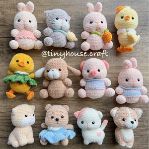 Crochet mini amigurumi/ Christmas gift / handmade crochet finished toy