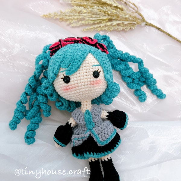 Hatsune miku amigurumi /crochet Hatsune miku/ handmade Hatsune miku/ Hatsune miku doll / amigurumi Hatsune miku / crochet doll