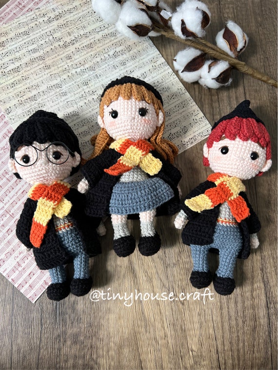 Harry Potter Crochet Kit Make Your Own Harry Potter/hermione Granger/ Ron  Weasley -  Australia