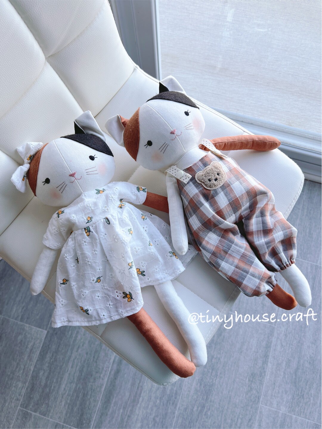 The Cat Cloth Doll Cat Doll Cat Cloth Toy Handmade Doll Etsy
