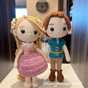Crochet Rapunzel Doll, Crochet Rapunzel inspired Doll, Rapunzel Crochet Doll, Rapunzel Plush toy, Amigurumi Rapunzel, Rapunzel princess doll