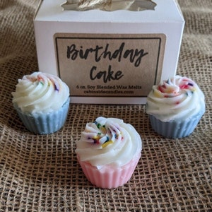6 pc. Birthday Cake Wax Melts