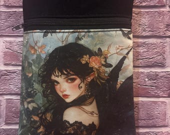 Stunning Crossbody Bag Midnight Glimmer Woodland Night Forest Fairy Fae one of a kind