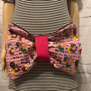 Crossbody chest bag or Fanny pack hip bag Women’s power in the style of Rosie very versatile
