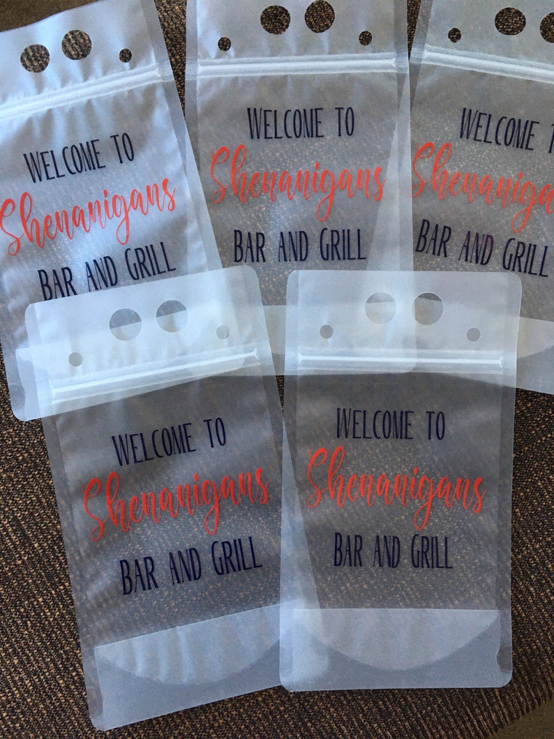 Reusable Drinking Pouch with Disposable Straw for Drinks