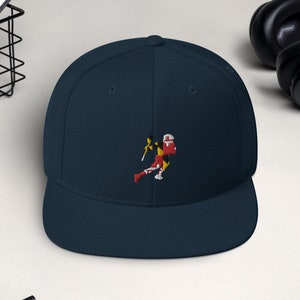 Maryland Flag Lacrosse Snapback Hat - Embroidered
