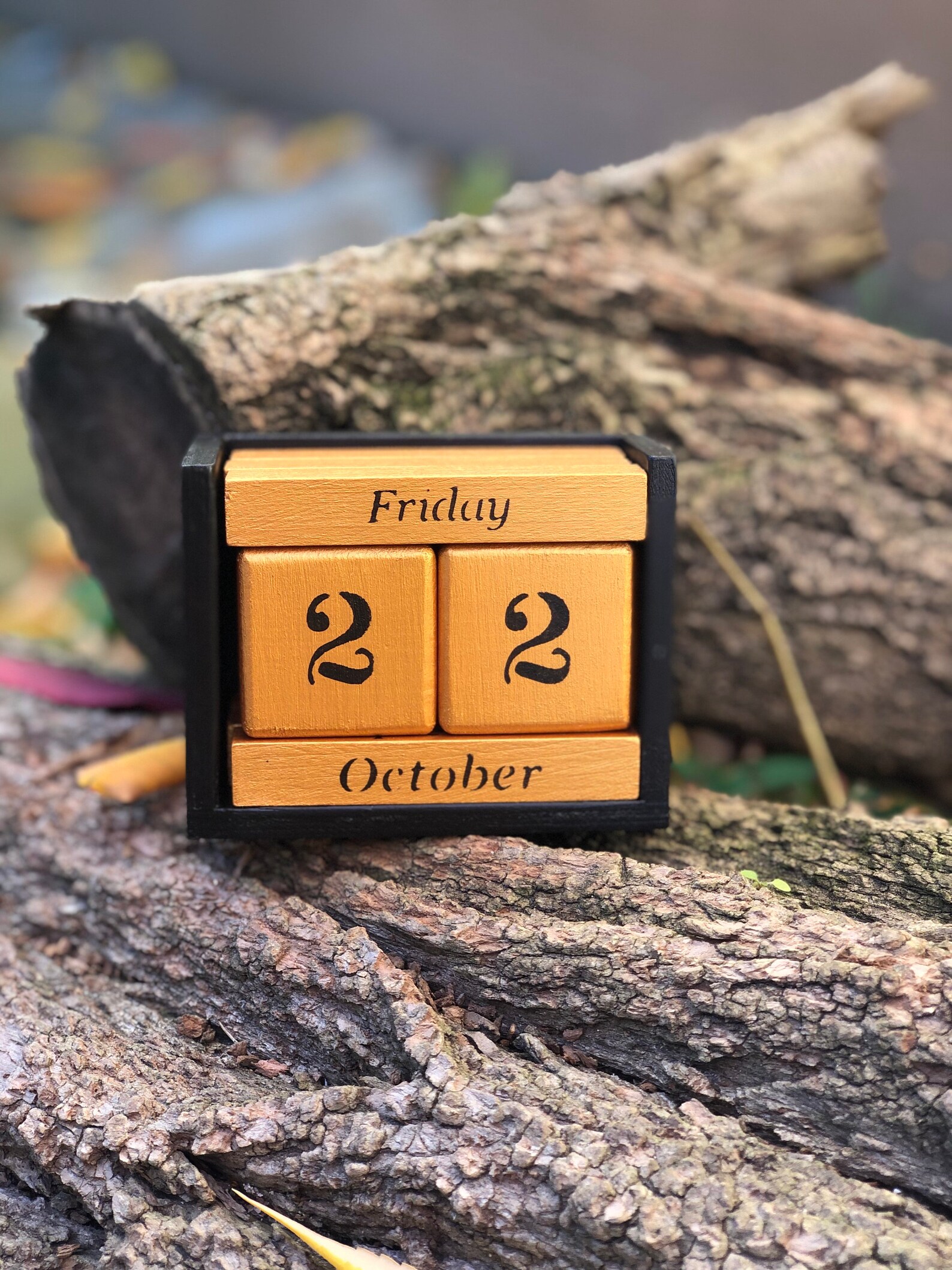 Perpetual Wooden Block Calendar Desk Calendar For The Office Etsy Perpetual Wooden Block Calendar Desk Calendar For The Office Etsy