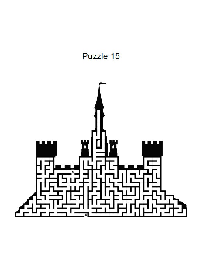 30 Castle Maze Puzzles Lot 2 | Etsy