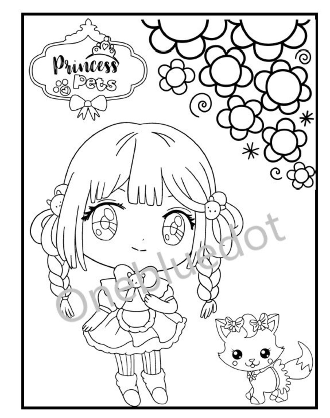 Printable Kawaii Girl
