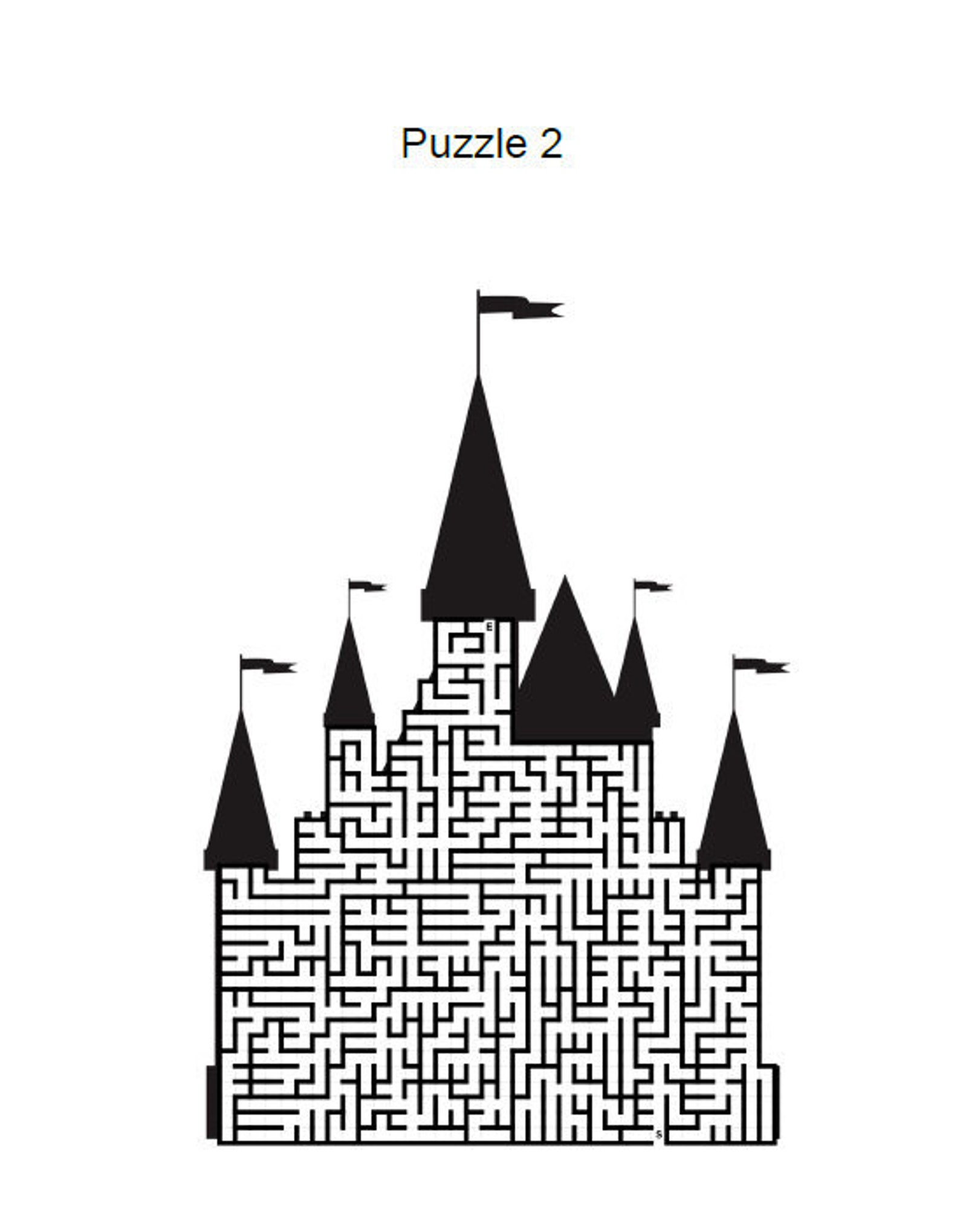 30 Castle Maze Puzzles Lot 1 | Etsy