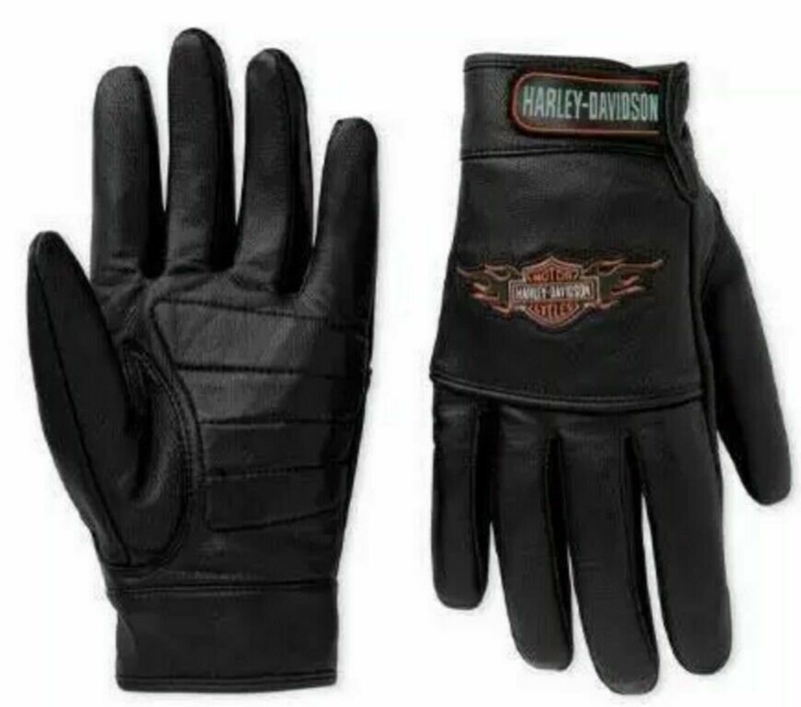 Harley Davidson motorcycle Biker gloves Genuine leather Etsy