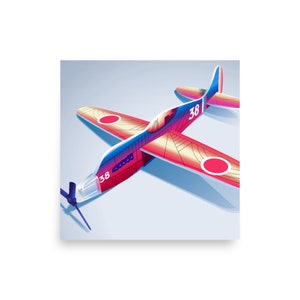 Flying Glider Print