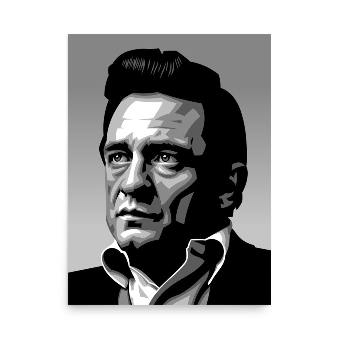Johnny Cash Print - Etsy