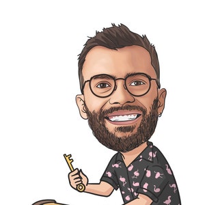 Caricature drawing from photo, Caricature Family, Caricature, Drawing from photo, Caricature drawing, Digital Caricature, Caricature Gift