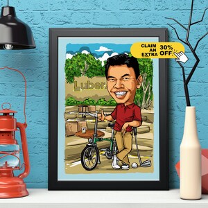 Illustration personalisiertes Portrait, Paar Portrait, Familien Portrait, Freundgeschenk, Freundin Geschenk, Geburtstagsgeschenk, Jubiläum