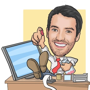 Caricature,  Caricature Artist, Caricature Drawing, Caricature from Photo, Caricature Art, Unique, Cartoon in Watercolor and Acrylic Style