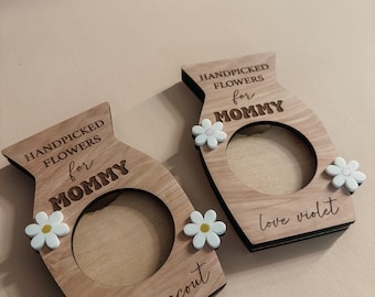 Handpicked For Mom Flower Magnet | Mothers Day Gift | Gift For Mom | Gift For Her | Flowers For Mom | Kids Activity