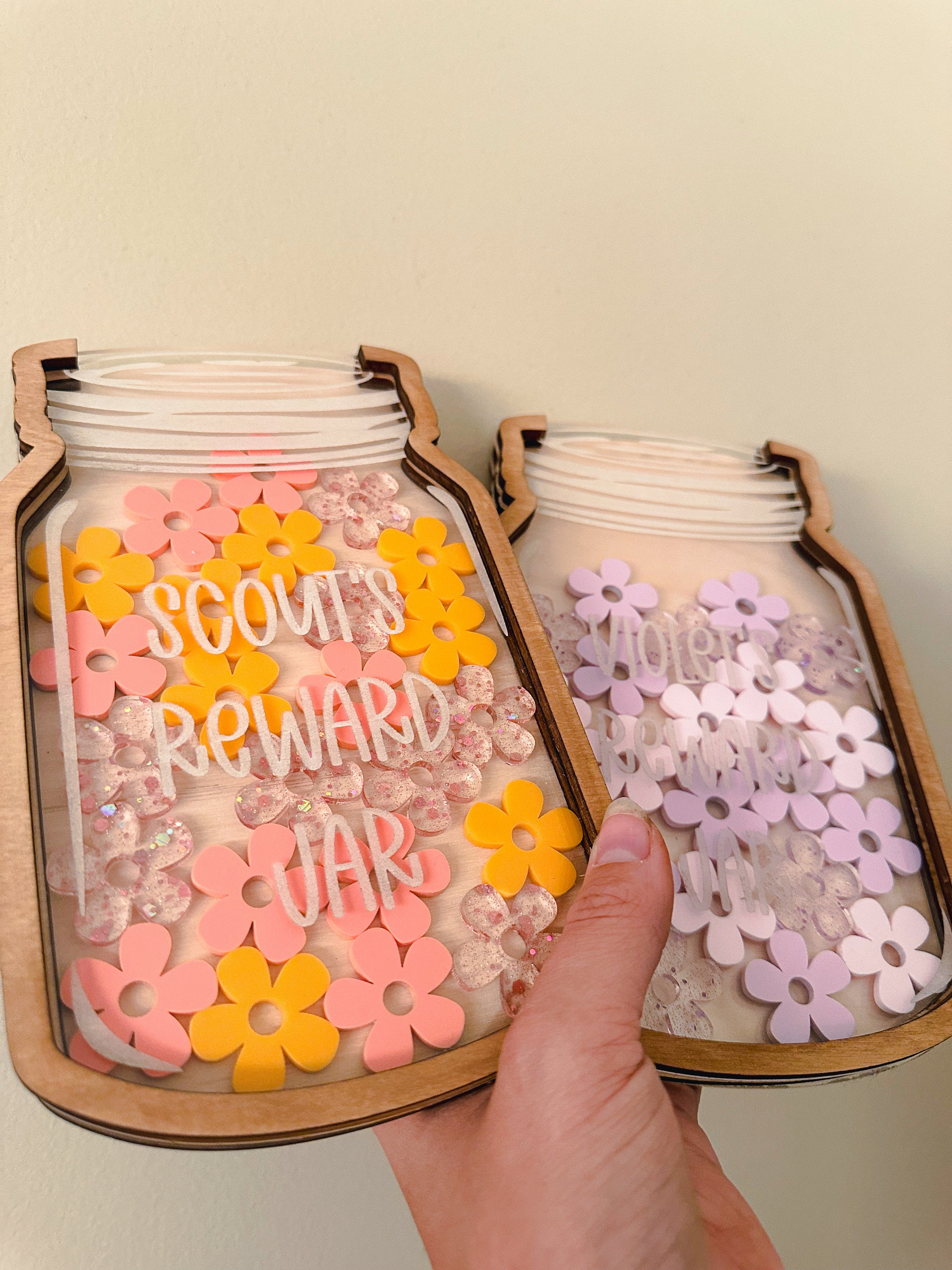 Potty Training Rewards For Girls 60 PCS Star Reward Jar System ...