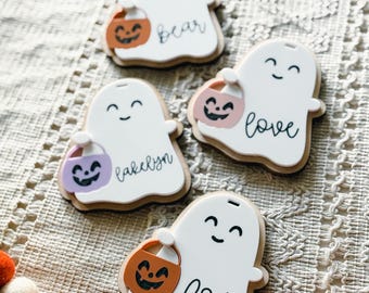 Ghost Basket Tag | Boo Basket Tag | Halloween Boo Basket | Halloween Gifts For Kids | Halloween Name Tags | Halloween Tag For Kids