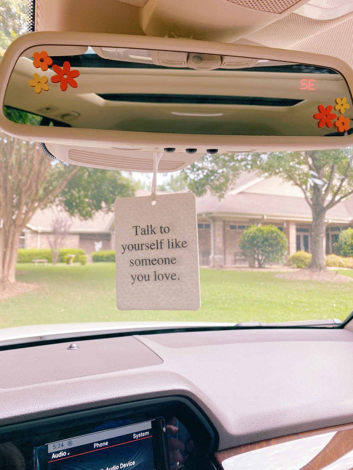 Positive Quote Car Accessory Air Freshener Retro Car Etsy