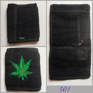 Cartera de cáñamo y algodón para todos los géneros