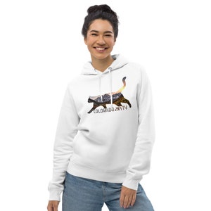 Maroon Bells Colorado Kitty Premium ECO Unisex Hoodie
