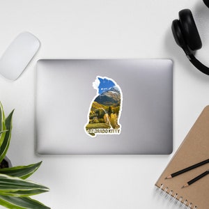 Naklejka Ridgway Colorado Sitting Kitty bez pęcherzyków powietrza