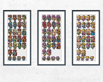 Final Fantasy V (5) Cross Stitch Patroon Collectie