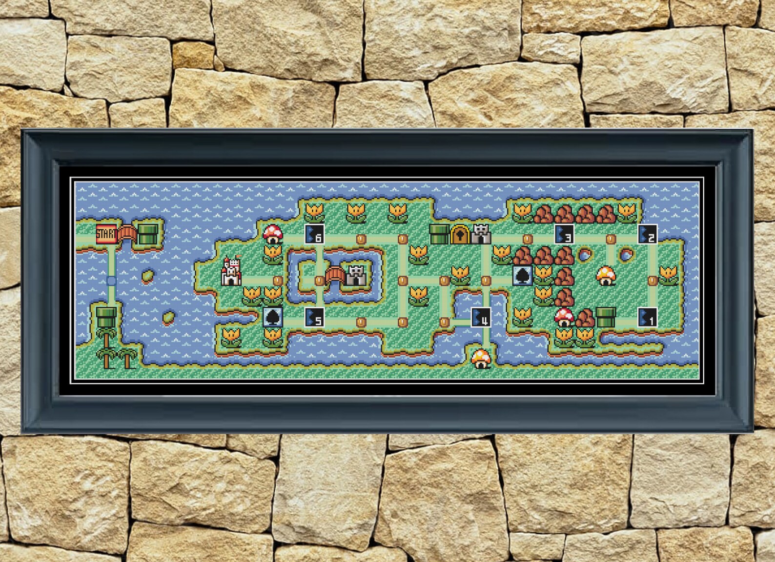 Super Mario Bros 3 All Maps Cross Stitch Pattern Collection - Etsy Canada