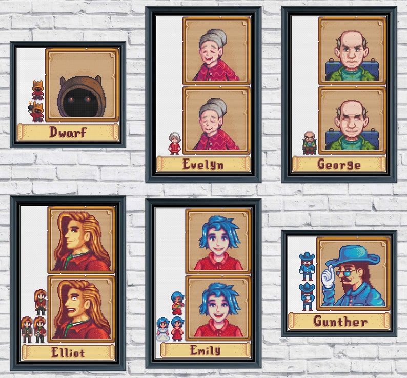 Stardew Valley Cross Stitch Pattern-collectie afbeelding 8