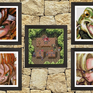 Chrono Trigger SNES Cross Stitch Pattern Collection