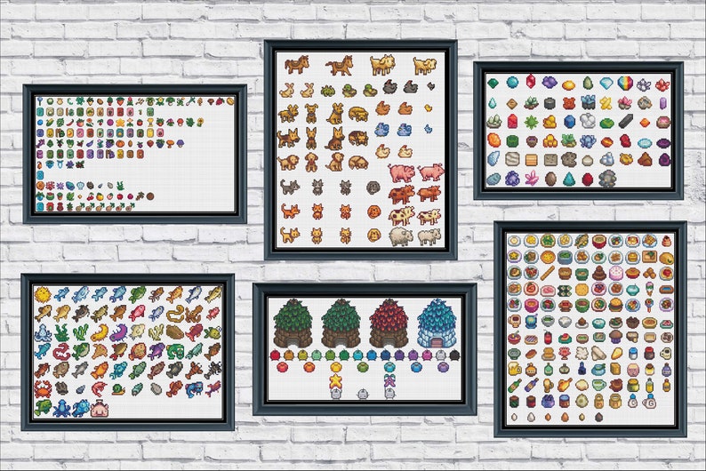 Stardew Valley Cross Stitch Pattern Collection Etsy Denmark
