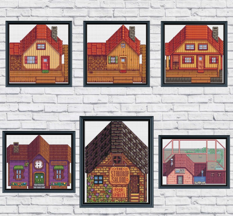 Stardew Valley Cross Stitch Pattern Collection | Etsy