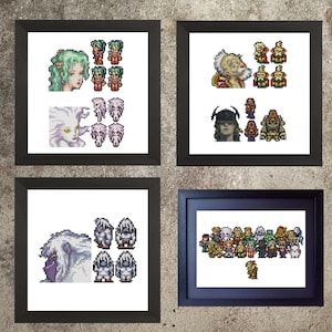Final Fantasy VI Collection Cross Stitch Pattern