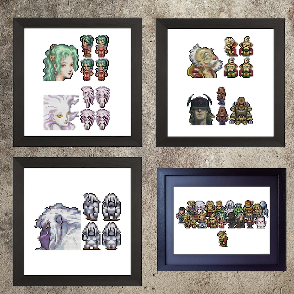 Final Fantasy VI Collection Cross Stitch Pattern