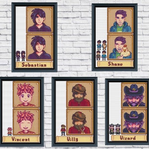 Stardew Valley Cross Stitch Pattern-collectie afbeelding 6