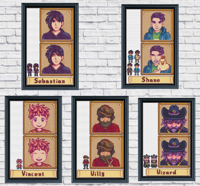 Stardew Valley Cross Stitch Pattern-collectie afbeelding 6