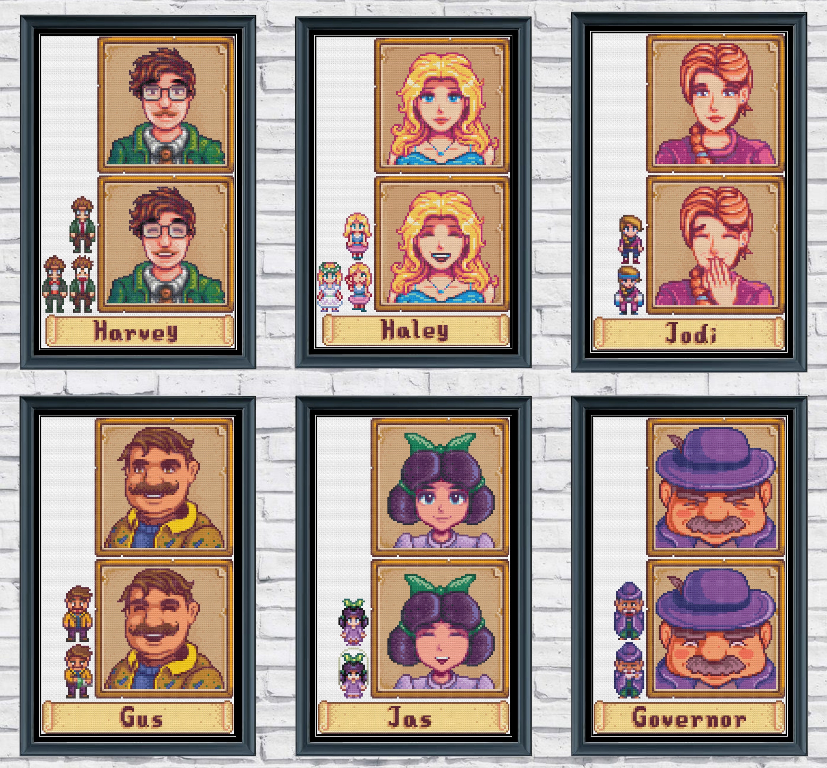 Stardew Valley Cross Stitch Pattern Collection Etsy