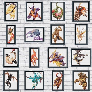 Final Fantasy Tactics Cross Stitch Pattern Collection