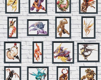 Final Fantasy Tactics Cross Stitch Patroon Collectie