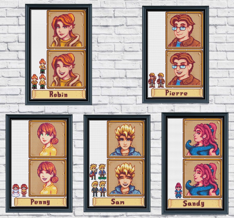 Stardew Valley Cross Stitch Pattern-collectie afbeelding 5