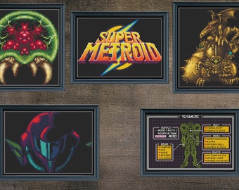 Metroid KreuzstichMuster Sammlung